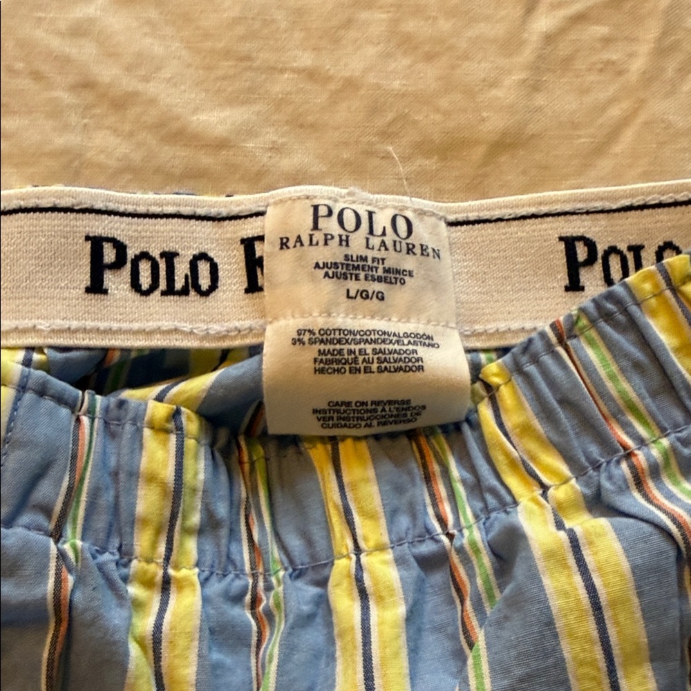 Polo Ralph Lauren and Calvin Klein Striped Boxers L - Picture 3 of 5